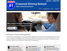 Tablet Screenshot of crescentdriversed.com